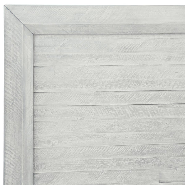 Dovetail Soutar Acacia Panel Bed Finished in a Light Grey Wash Finish DOV18004EK