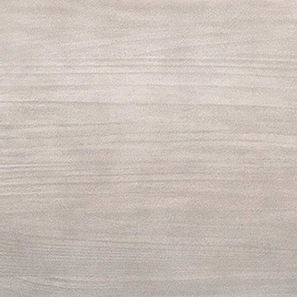 Dovetail Waxman Light Grey Wash Pine Panel Bed with Hand Carved Headboard DOV18085EK