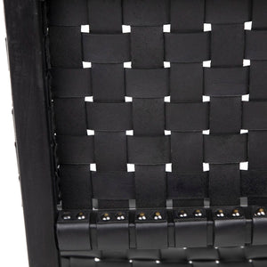 Dovetail Dale Counterstool Black Leather Black Frame DOV25003ACSBK