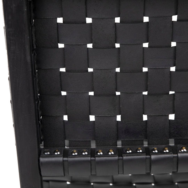 Dovetail Dale Counterstool Black Leather Black Frame DOV25003ACSBK