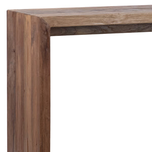 Dovetail Camila Rectangular Reclaimed Teak Waterfall Nesting Side Tables DOV29011