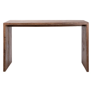 Dovetail Camila 60" Rectangular Reclaimed Teak Waterfall Dining Counter Table DOV29013