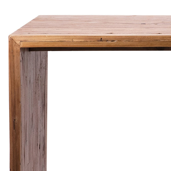 Dovetail Camila 78" Rectangular Reclaimed Teak Waterfall Dining Table DOV29014