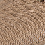 Dovetail London Indoor-Outdoor Woven Rope and Black Steel Occasional Chair in Natural Sand DOV30014