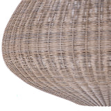 Dovetail Biller Tan Finished Woven Resin Big Belly Pendant Lamp Shade DOV30022