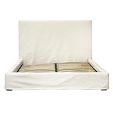 Dovetail Collette Cotton Slip Cover Style Platform Panel Bed DOV3188EK