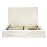 Dovetail Collette Cotton Slip Cover Style Platform Panel Bed DOV3188Q