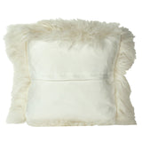 Dovetail Khiera Mohair Pillow White DOV3340