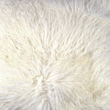 Dovetail Khiera Mohair Pillow White DOV3340