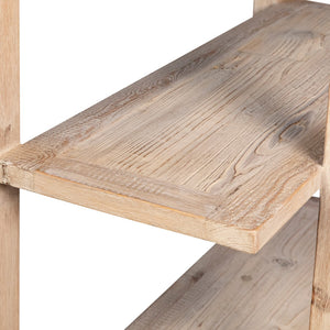 Dovetail Brooklyn 83" Tall Reclaimed Pine Modern Bookshelf DOV38001