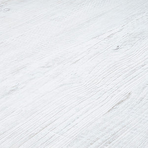 Dovetail Cape Cod 56" Round White Wash Dining Table with 4 Leg Trustle Base DOV38002