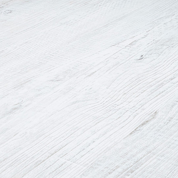 Dovetail Cape Cod 56" Round White Wash Dining Table with 4 Leg Trustle Base DOV38002