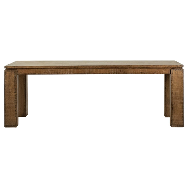 Dovetail Datona 86" Rectangular Reclaimed Pine Block 4 Leg Dining Table DOV38004MB