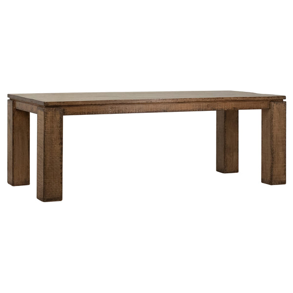 Dovetail Datona 86" Rectangular Reclaimed Pine Block 4 Leg Dining Table DOV38004MB