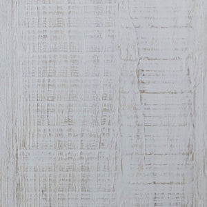 Dovetail Agno 109" Reclaimed Pine White Wash Sideboard with Glass Front Doors DOV38012