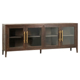 Dovetail Ellie Reclaimed Pine and Glass Sideboard  DOV38022