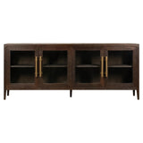 Dovetail Ellie Reclaimed Pine and Glass Sideboard  DOV38022