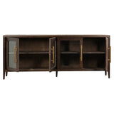 Dovetail Ellie Reclaimed Pine and Glass Sideboard  DOV38022