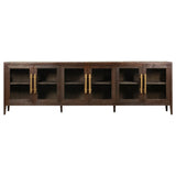 Dovetail Ellie Reclaimed Pine and Glass Sideboard  DOV38023