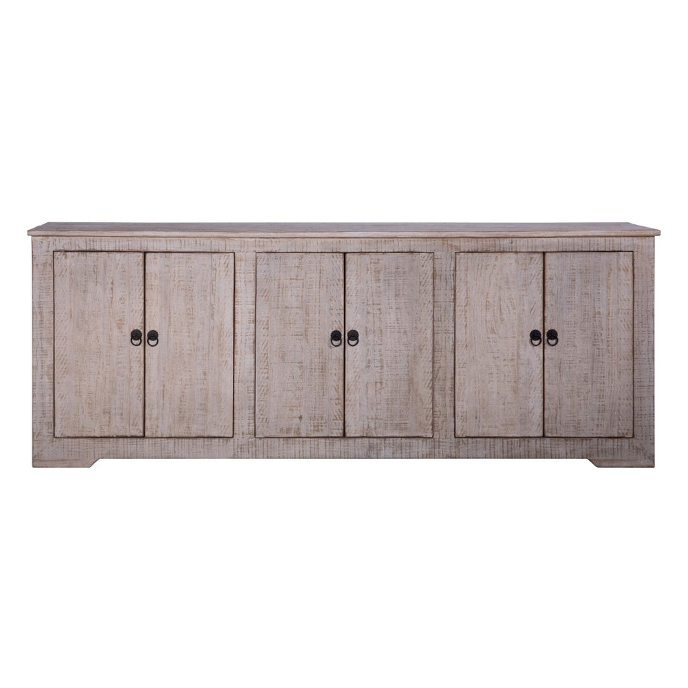 Dovetail Harrison 83" Reclaimed Pine Light Wash Reclaimed Pine Sideboard DOV38028