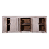 Dovetail Harrison 83" Reclaimed Pine Light Wash Reclaimed Pine Sideboard DOV38028