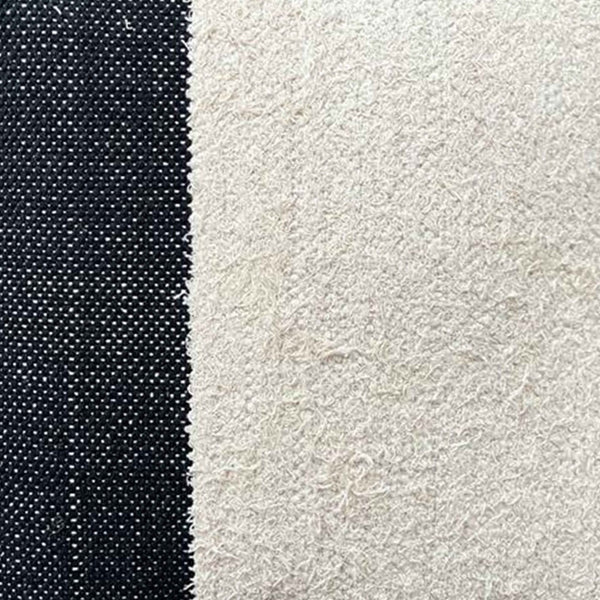 Dovetail Blok Handwoven Cotton Black and White Color Block Pillow DOV4118