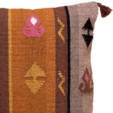 Dovetail Phoenix Handwoven Wool Multicolored Patterned Pillow DOV4126