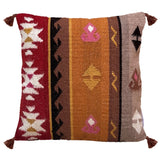 Dovetail Phoenix Handwoven Wool Multicolored Patterned Pillow DOV4126