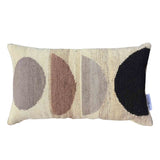 Chelet Handwoven and Hand Tufted Multi Colored Wool Throw Pillow