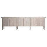 Beckham Reclaimed Pine and Elm Mid-Century Styled 4-Door Sideboard