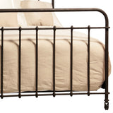 Dovetail Trinity Wrought Iron Distressed Antique Finish Traditional Sleigh Bed DOV5041Q
