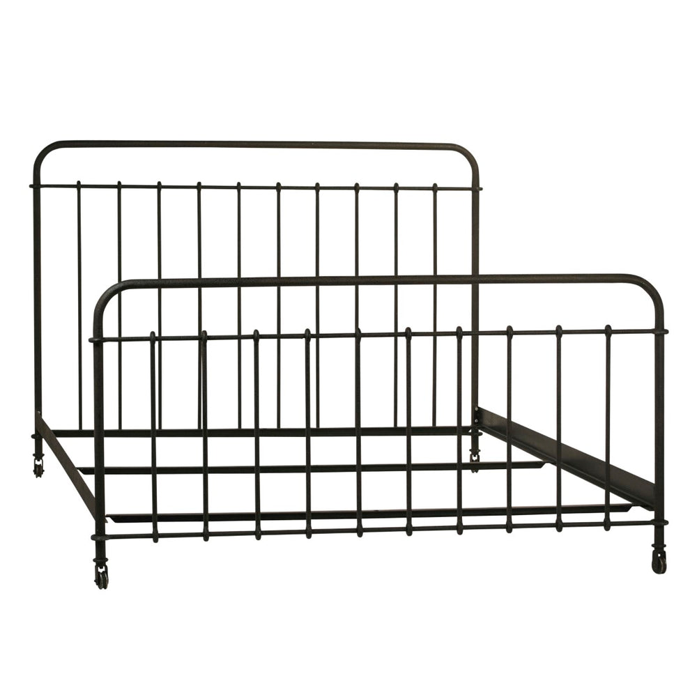 Dovetail Trinity Wrought Iron Distressed Antique Finish Traditional Sleigh Bed DOV5041Q