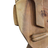 Dovetail Somber Hand Carved Suar Wood Mask Sculpture DOV6390