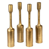 Dovetail Ida Candle Stand Brass Set of 4 DOV8320