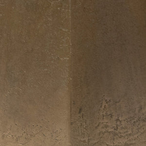 Dovetail Blake Round Aluminum Decorative Pedestal Base Side Table DOV8335