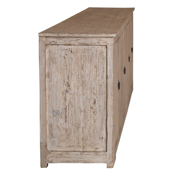 Dovetail Nico 109" Reclaimed Pine Light Wash Reclaimed Pine Sideboard DOV960