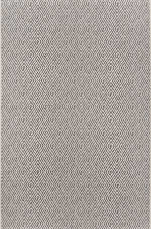 Momeni Erin Gates Downeast DOW-6 Machine Made Contemporary Geometric Indoor/Outdoor Area Rug Charcoal 9'10" x 13'2" DOWNEDOW-6CHR9AD2