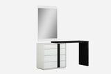 Kimberly Single And Double Dresser Extension High Gloss Black