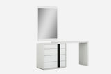 Kimberly Single And Double Dresser Extension High Gloss White