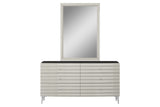 Whiteline Modern Living Pino Dresser DR1752-DGRY/LGRY