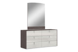 Whiteline Modern Living Berlin Dresser DR1754-GRY/LGRY