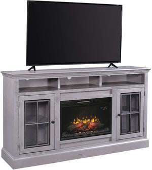 Aspenhome Churchill Traditional 70" Highboy Fireplace Console DR1954-GRY