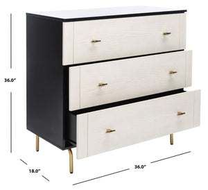 Genevieve 3 Drawer Dresser