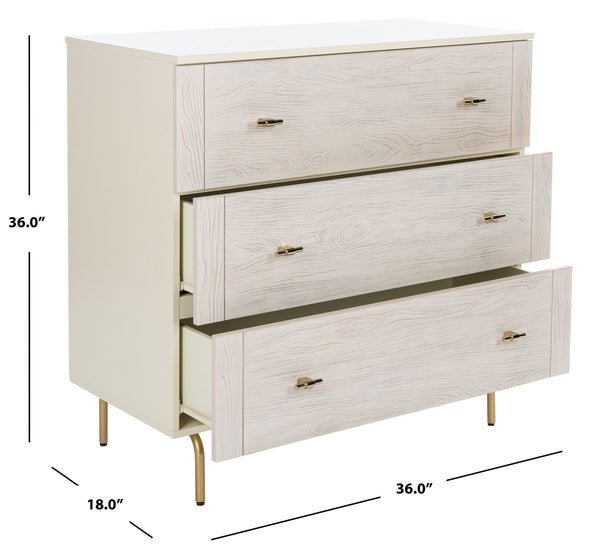 Genevieve 3 Drawer Dresser