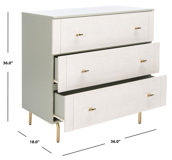 Genevieve 3 Drawer Dresser