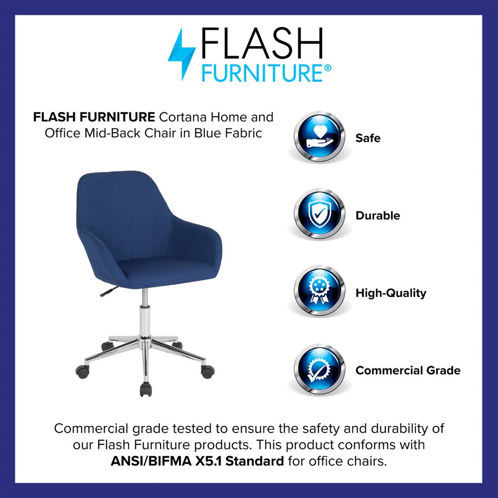 Flash Furniture Contemporary/Modern Vinyl Upholstered Side Chair (Composite  Frame) in the Dining Chairs department at