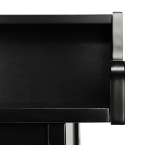 Wrigley Desk Matte Black  Wood DSK1400B