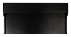 Wrigley Desk Matte Black  Wood DSK1400B