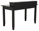 Winsome 2 Drawer Desk Matte Black Wood DSK1402A