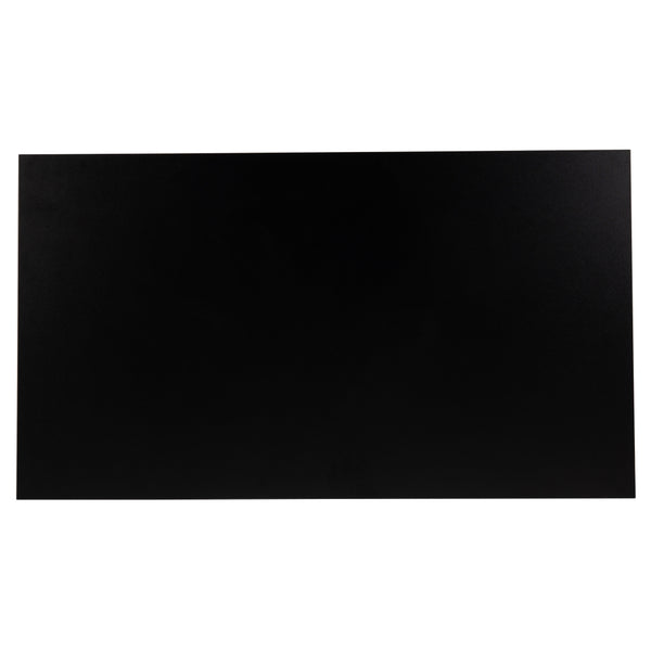 Hayden 3 Shelf Standing Desk in Black / Black